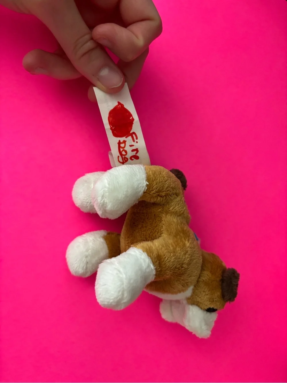 Webkinz Brown & White Bulldog Plush Pair